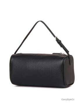 Full-Grained Leather Crossbody Hobo Bag Women's Small
